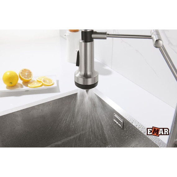 Смеситель для кухни Emar ЕСВ 7012, сатин - фото 16