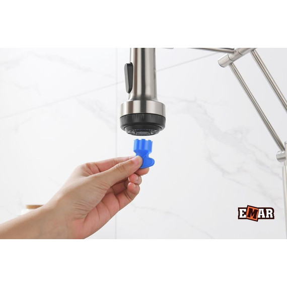 Смеситель для кухни Emar ЕСВ 7012, сатин - фото 19