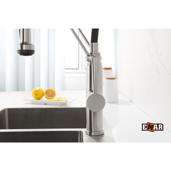 Смеситель для кухни Emar ЕСВ 7012, сатин - фото 20