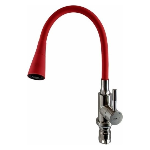 Смеситель для кухни Ledeme L74199-1, красный/сатин - фото 2