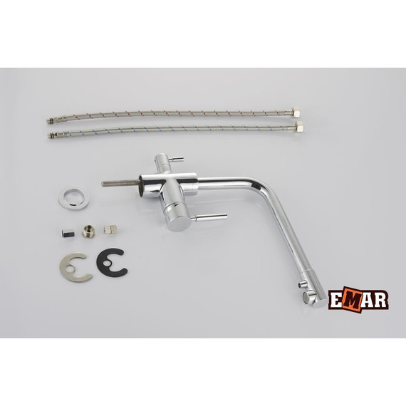 Смеситель для кухни Emar 3003NS, сатин, Цвет производителя: сатин - фото 6