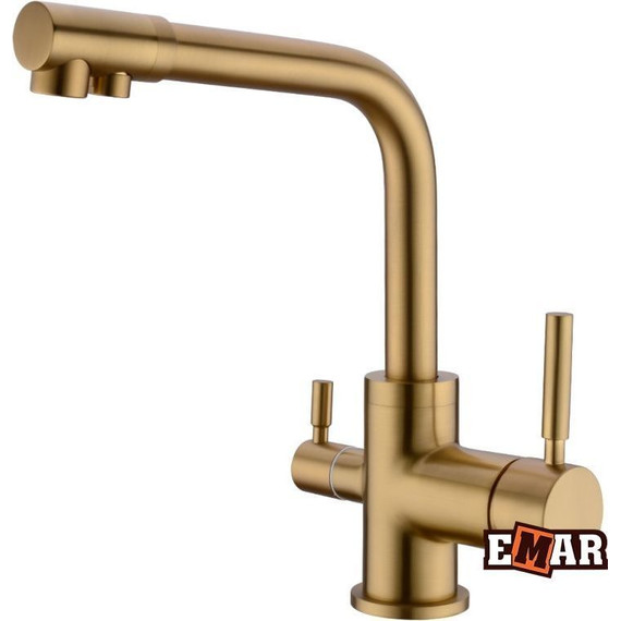 Смеситель для кухни Emar ECB-3003 PVD, Golden, Цвет производителя: Golden - фото 