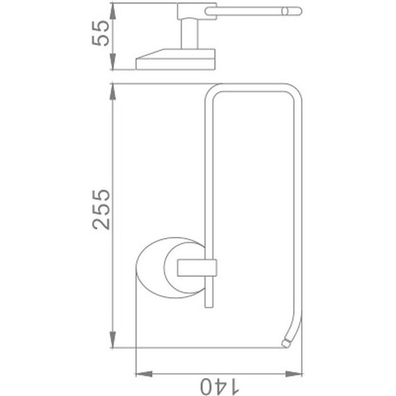 Полотенцедержатель Haiba HB1603-2 - фото 2