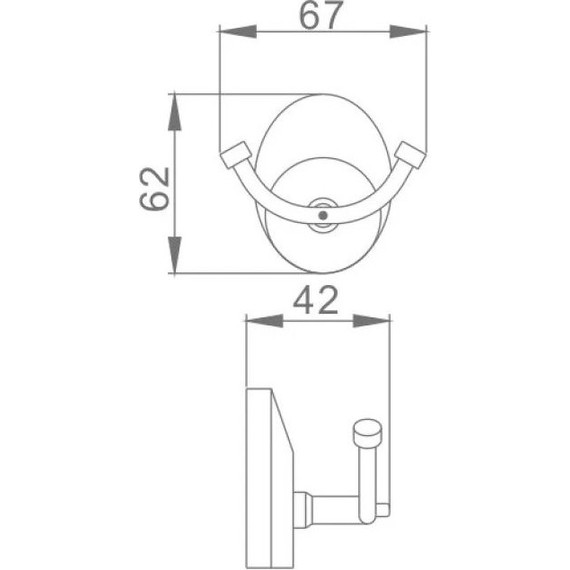 Двойной крючок Haiba HB1605-2 - фото 2