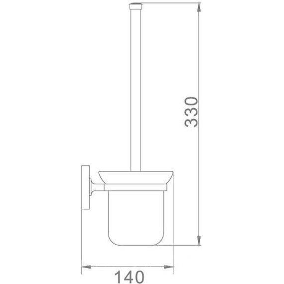Ёршик для унитаза Haiba HB1710 - фото 2