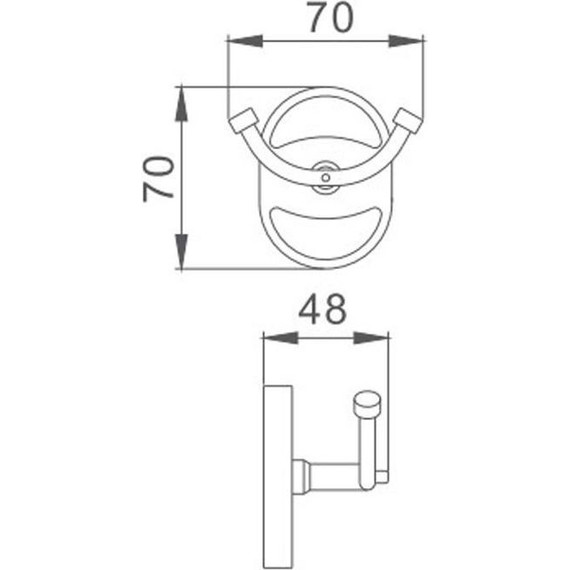 Двойной крючок Haiba HB1905-2 - фото 2