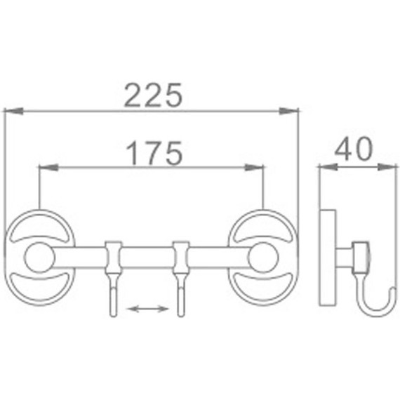 Двойной крючок Haiba HB1915-2 - фото 2