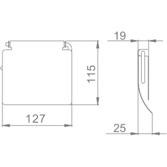 Держатель для туалетной бумаги Haiba HB504 - фото, картинка 2 Держатель для туалетной бумаги Haiba HB504 - фото 2