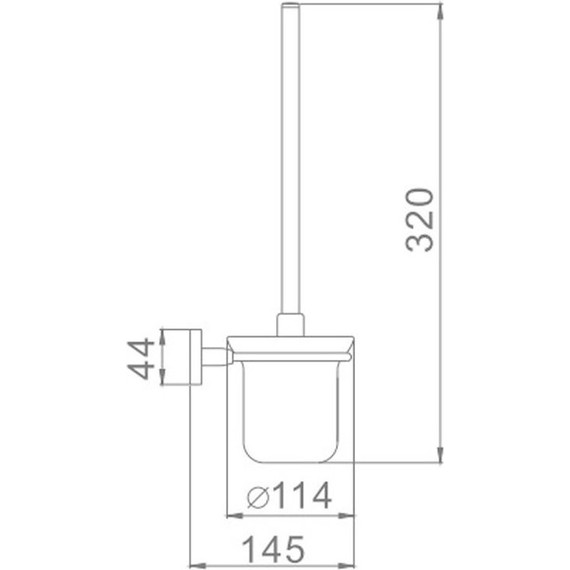 Ёршик для унитаза Haiba HB8610 - фото 2