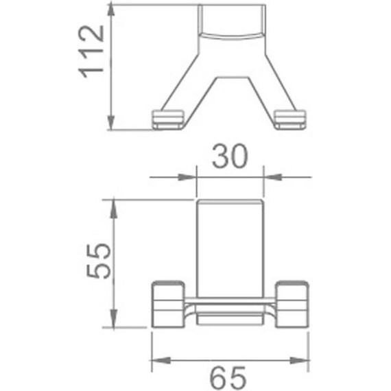 Двойной крючок Haiba HB8805-2 - фото, картинка 2 Двойной крючок Haiba HB8805-2 - фото 2