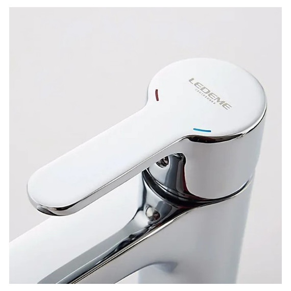 Смеситель для раковины Ledeme L1003 - фото 4