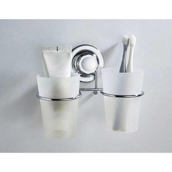 Двойной стакан для зубных щеток Ledeme L3708 - фото 2