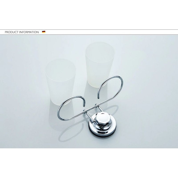 Двойной стакан для зубных щеток Ledeme L3708 - фото 4