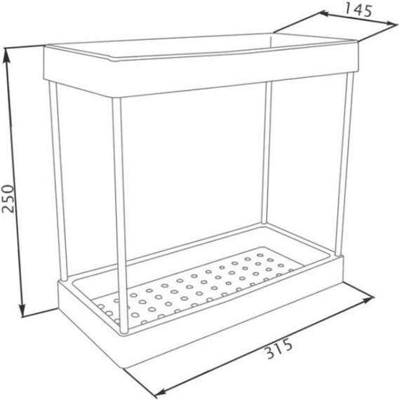 Полка Potato P332-2, белый - фото 2