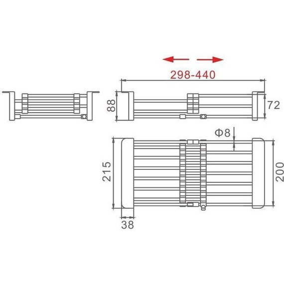 Коландер для кухонной мойки Gerhans K30300B, графит - фото 5