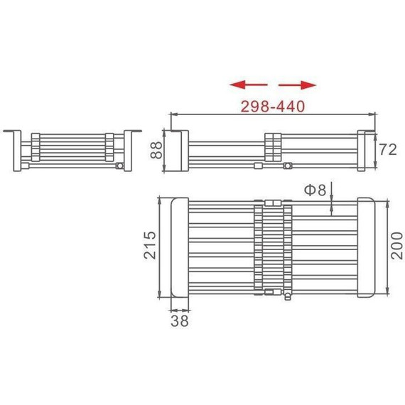 Коландер для кухонной мойки Gerhans K30300, серый - фото 3
