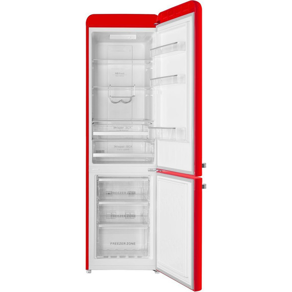 Двухкамерный холодильник Maunfeld MFF186NFRR - фото 2