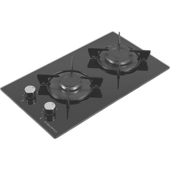 Газовая варочная поверхность Maunfeld EGHG.32.1EB/G Domino (чёрное стекло) - фото, картинка 5 Газовая варочная поверхность Maunfeld EGHG.32.1EB/G Domino (чёрное стекло) - фото 5