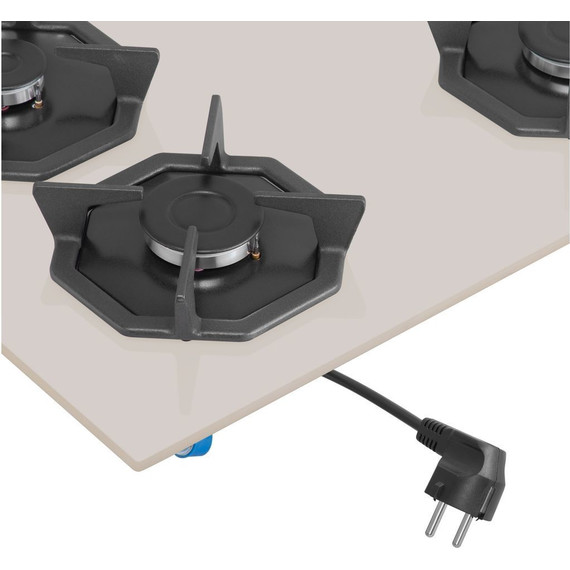 Газовая варочная поверхность Maunfeld EGHG.64.2CBG/G (бежевое стекло) - фото 12