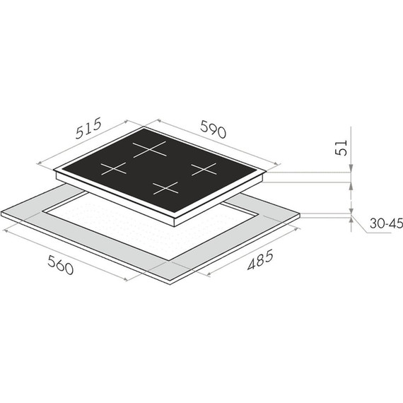 Газовая варочная поверхность Maunfeld EGHG.64.2CBG/G (бежевое стекло) - фото 20