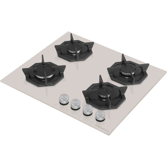 Газовая варочная поверхность Maunfeld EGHG.64.2CBG/G (бежевое стекло) - фото 4