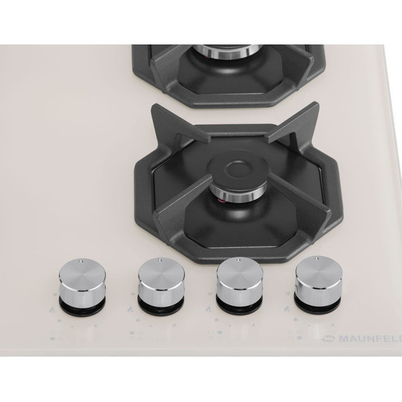 Газовая варочная поверхность Maunfeld EGHG.64.2CBG/G (бежевое стекло) - фото 7