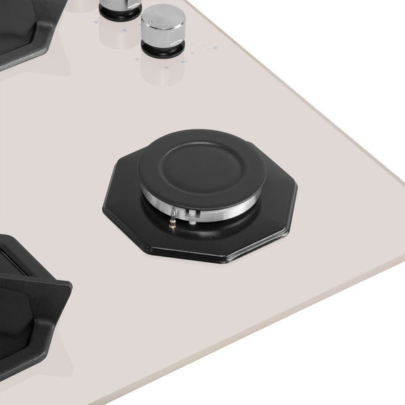 Газовая варочная поверхность Maunfeld EGHG.64.2CBG/G (бежевое стекло) - фото 9