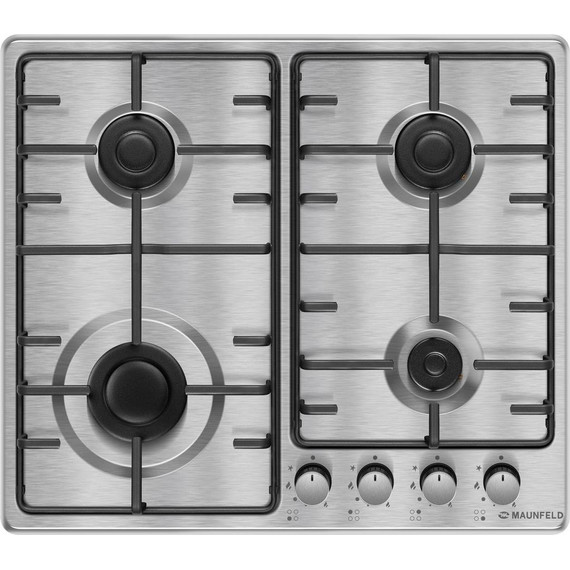 Газовая варочная поверхность Maunfeld EGHS.64.3STS-ES/G - фото 2