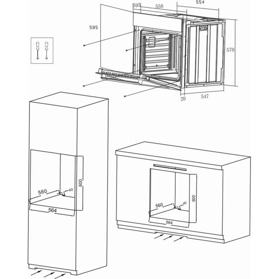 Электрический духовой шкаф Maunfeld EOEH.7611SCS2 - фото 15