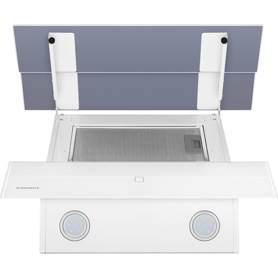 Вытяжка Maunfeld Cascada 60 Glass White (белое стекло) - фото 4