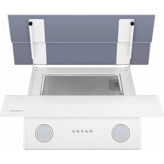 Вытяжка Maunfeld Cascada Push 60 Glass White (белое стекло) - фото 7