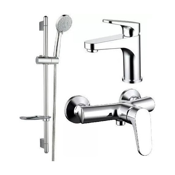 Набор смесителей 3 в 1 для душа Bravat Eler - фото 