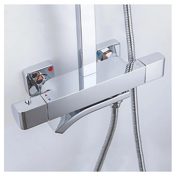 Душевая стойка с термостатом Gappo G2407-40 - фото, картинка 6 Душевая стойка с термостатом Gappo G2407-40 - фото 6