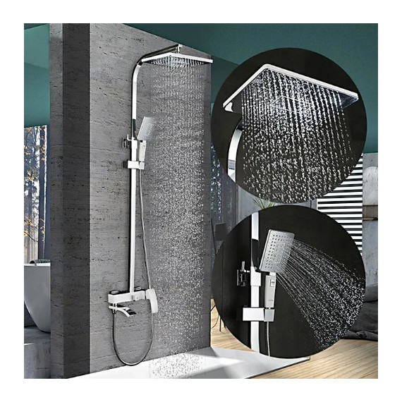 Душевая стойка со смесителем Gappo G2407 - фото, картинка 2 Душевая стойка со смесителем Gappo G2407 - фото 2