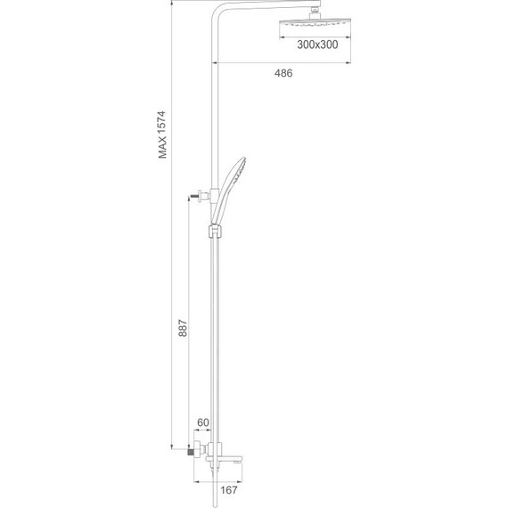 Душевая стойка с термостатом Gappo G2418-40 - фото, картинка 6 Душевая стойка с термостатом Gappo G2418-40 - фото 6
