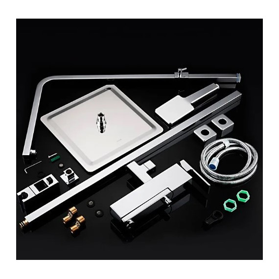 Душевая стойка со смесителем телескопическая Gappo G2418 - фото, картинка 6 Душевая стойка со смесителем телескопическая Gappo G2418 - фото 6