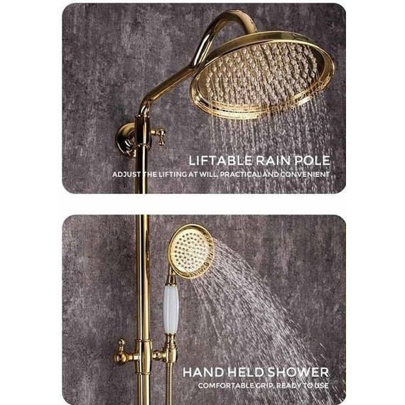 Душевая стойка Gappo G2489-6, золото - фото 3