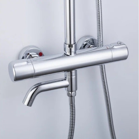 Душевая стойка с термостатом Gappo G2490, Цвет производителя: хром - фото, картинка 5 Душевая стойка с термостатом Gappo G2490, Цвет производителя: хром - фото 5