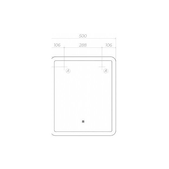 Зеркало Vigo Wing Classic 50 см z.WIN.50.Classic - фото 3