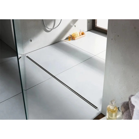 Трап Viega Advantix Vario 704353, обрезной в комплекте с матовой дизайн-вставкой, размером 300-1200 мм. - фото 11