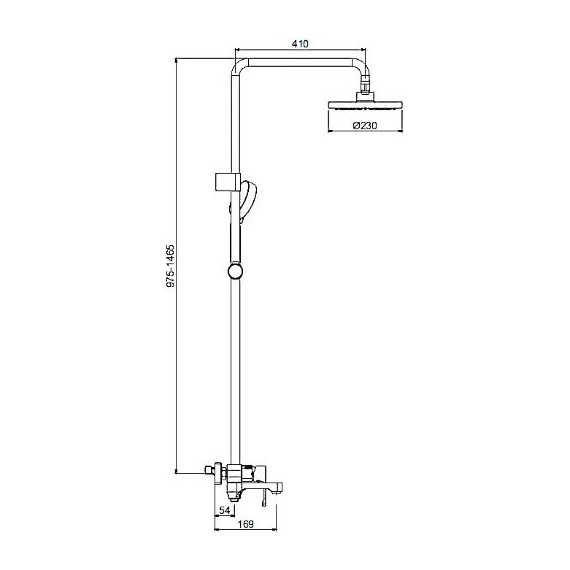 Душевая стойка Gappo Tomahawk G2402-8, белый/хром - фото, картинка 7 Душевая стойка Gappo Tomahawk G2402-8, белый/хром - фото 7