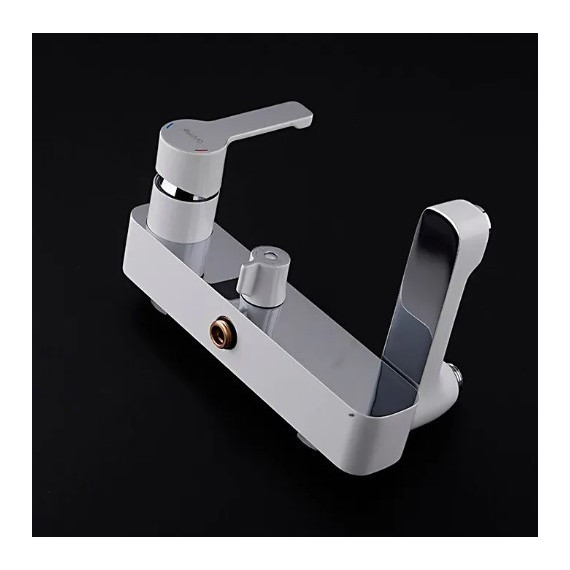 Душевая стойка Gappo Tomahawk G2402-8, белый/хром - фото, картинка 4 Душевая стойка Gappo Tomahawk G2402-8, белый/хром - фото 4