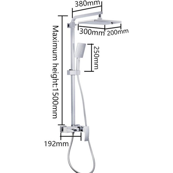 Душевая стойка Gappo Jacob G2407-30, белый/хром - фото 7