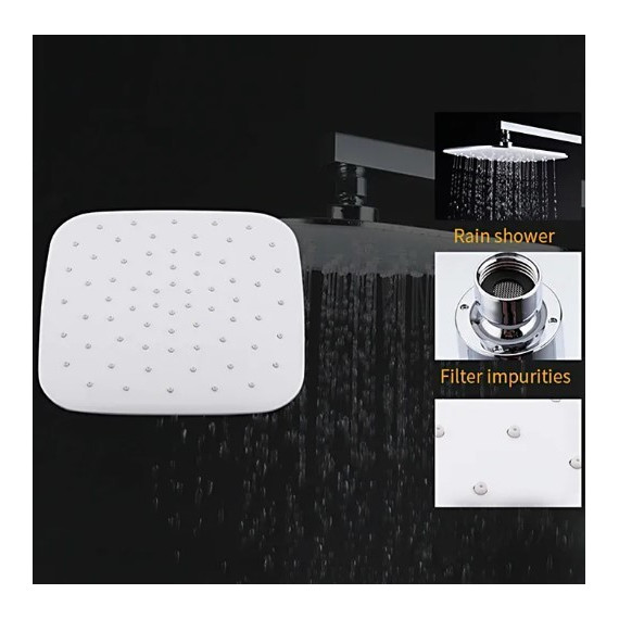 Душевая стойка Gappo Futura G2417-8, белый/хром - фото, картинка 4 Душевая стойка Gappo Futura G2417-8, белый/хром - фото 4