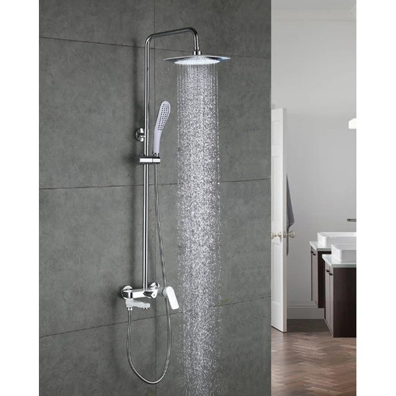 Душевая стойка Gappo Noar G2448, белый/хром - фото, картинка 2 Душевая стойка Gappo Noar G2448, белый/хром - фото 2