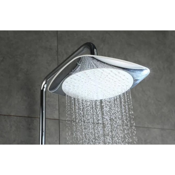 Душевая стойка Gappo Noar G2448, белый/хром - фото, картинка 4 Душевая стойка Gappo Noar G2448, белый/хром - фото 4