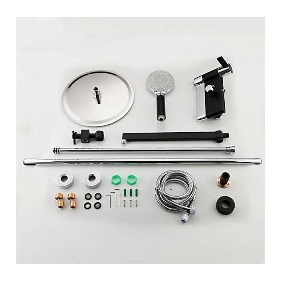 Душевая стойка Gappo Atalantic G2481, черный/хром - фото 8