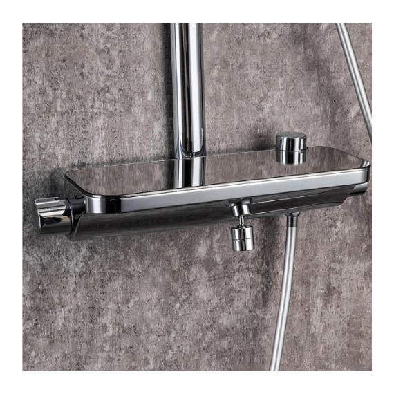 Душевая стойка с термостатом Gappo G2495-3 - фото 4