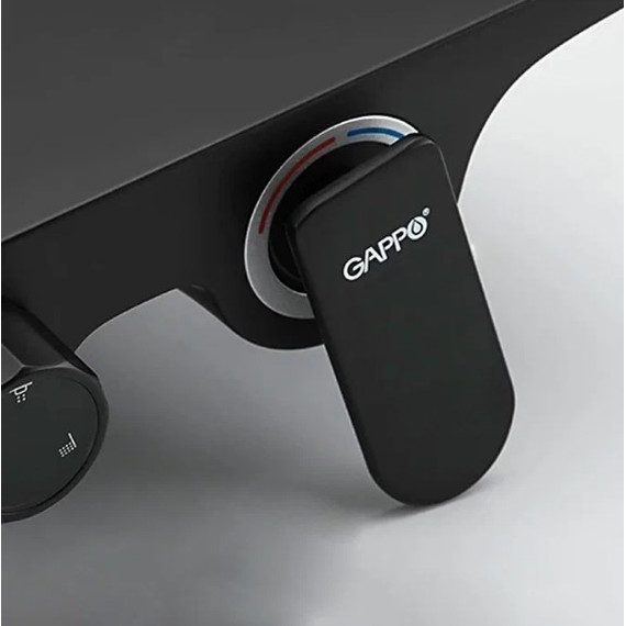 Душевая стойка Gappo G2495-5, черный - фото, картинка 6 Душевая стойка Gappo G2495-5, черный - фото 6