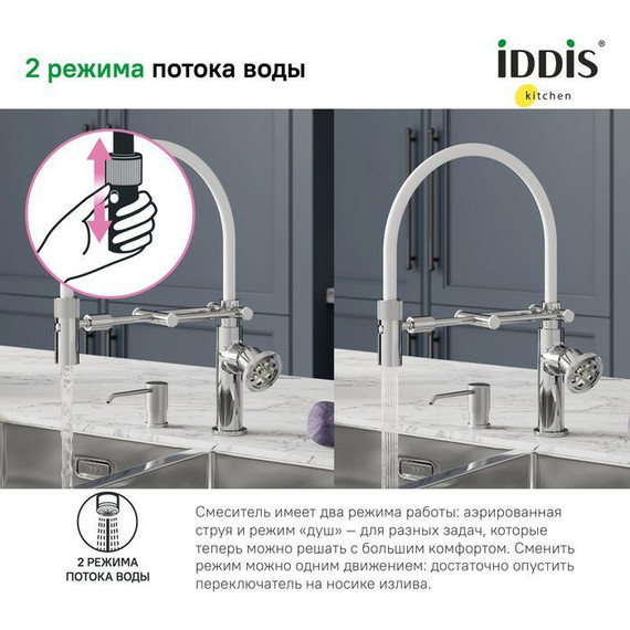 Смеситель для кухни Iddis Grange GRASBFLi05 - фото 4